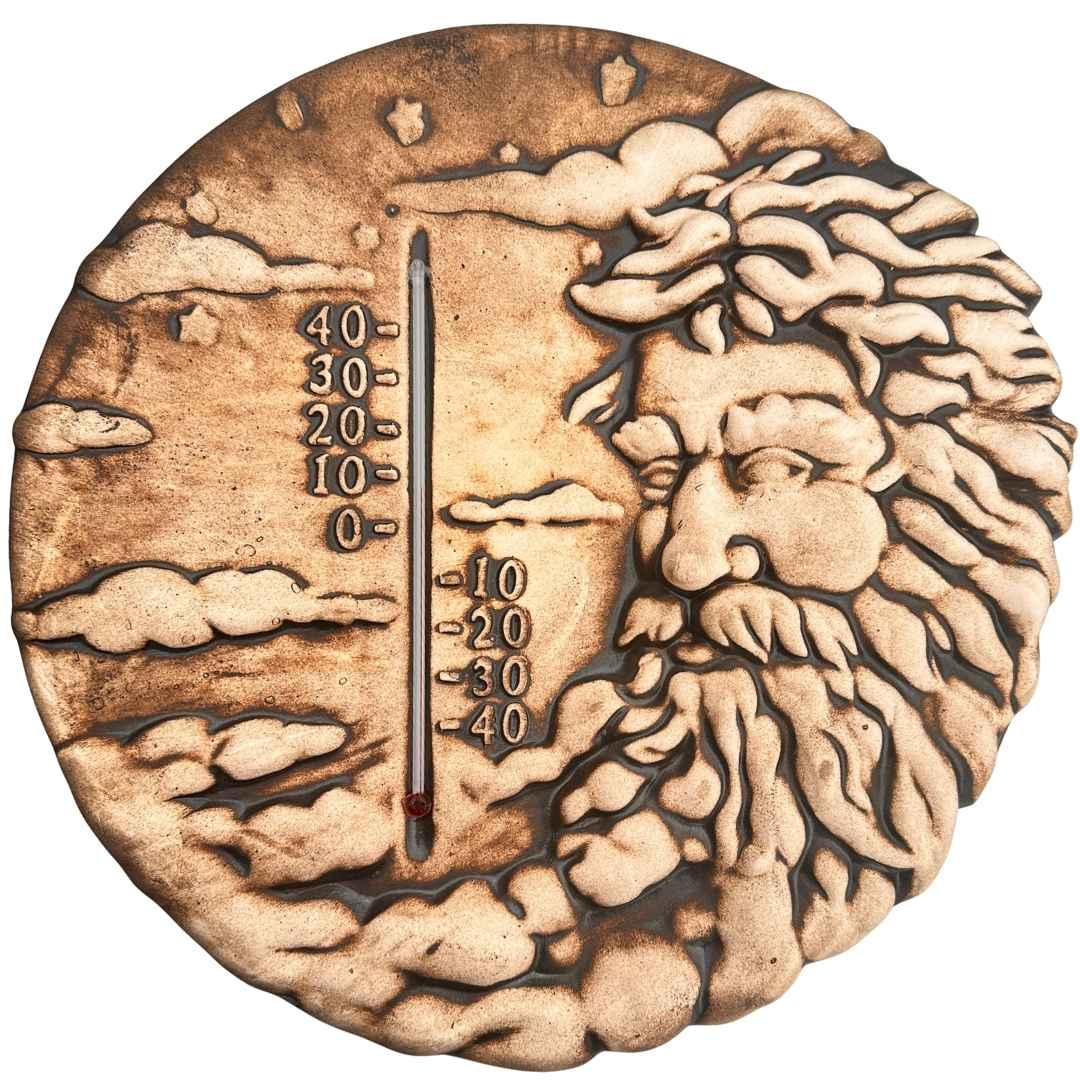 Keramický nástěnný teploměr detail